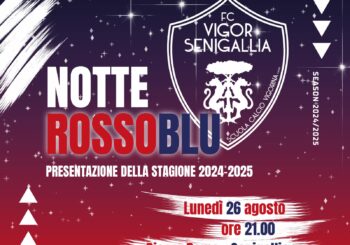 Lunedì 26 agosto, Piazza Roma, ore 21.00, vietato mancare: sarà una splendida NOTTE ROSSOBLU